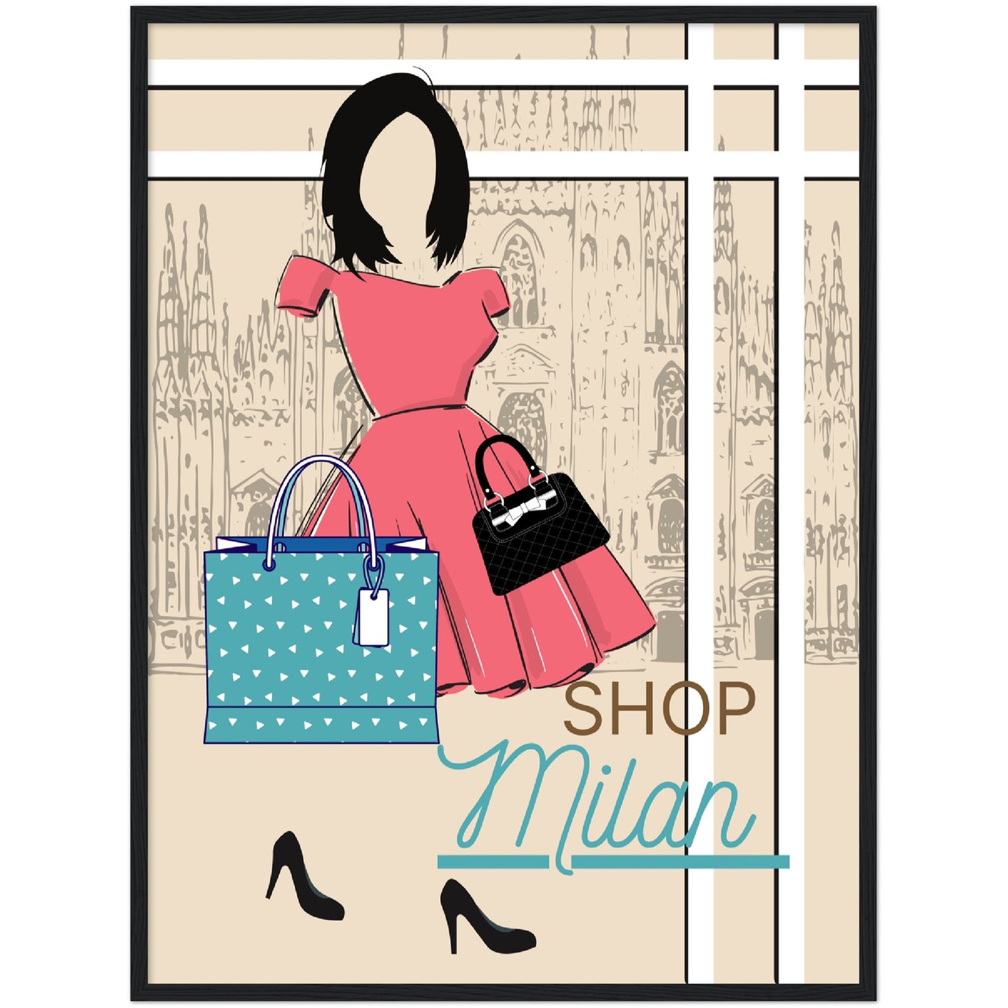 Shop Milan Premium Wooden Framed Poster