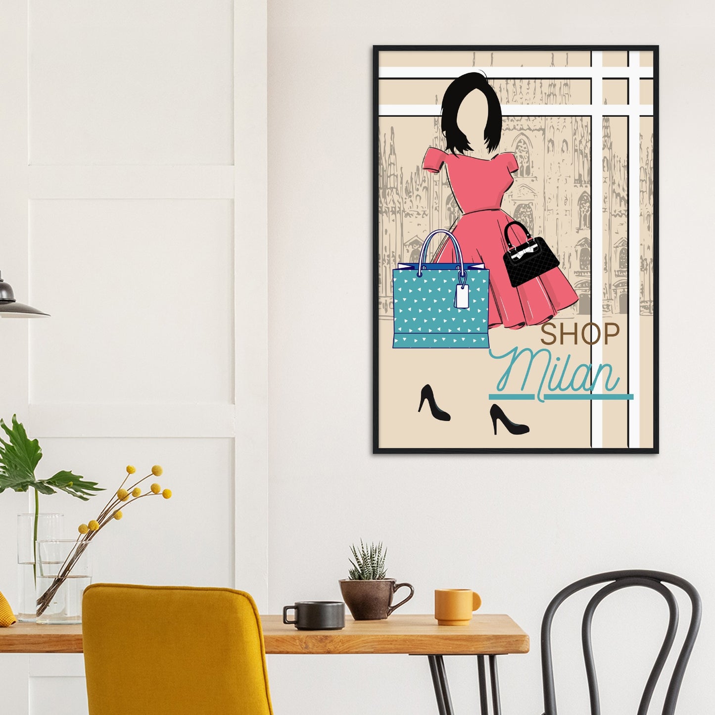 Shop Milan Premium Wooden Framed Poster