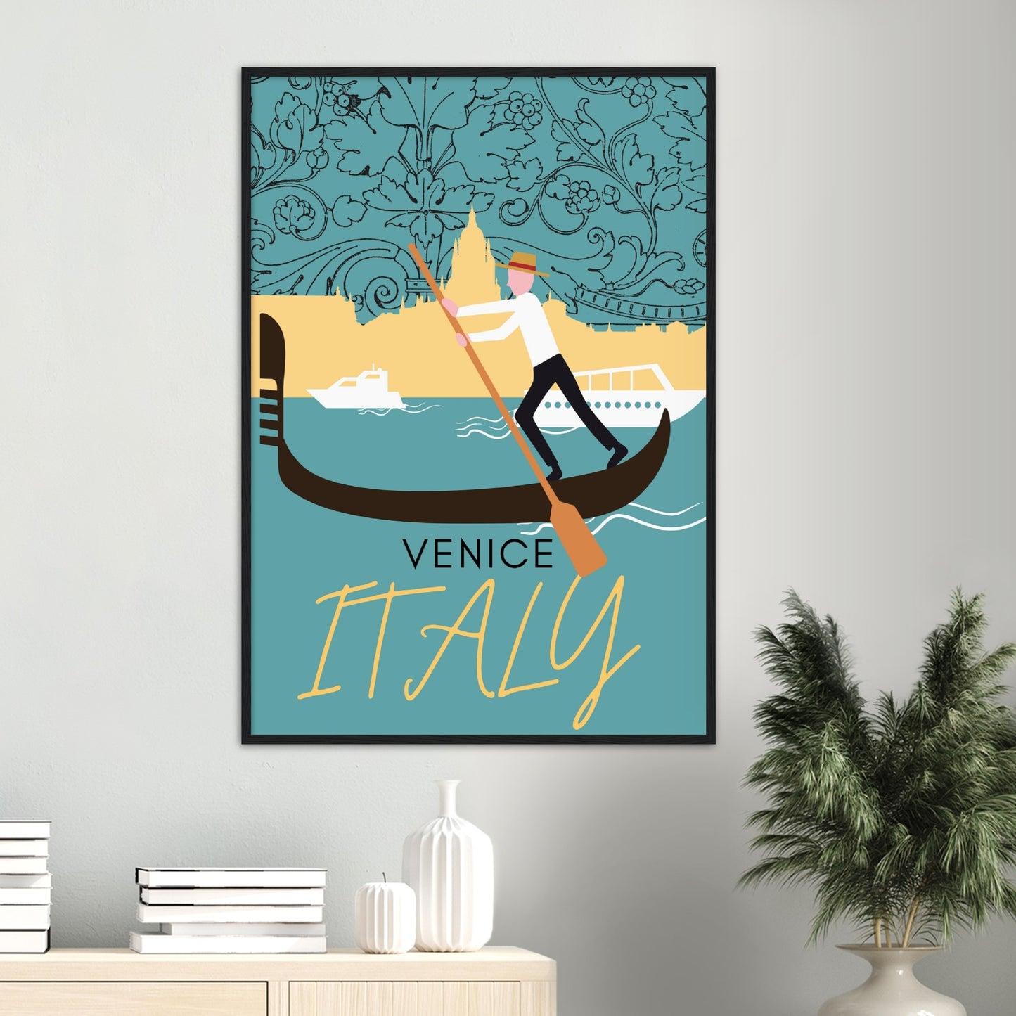 Venice Grand Canal Premium Wooden Framed Poster