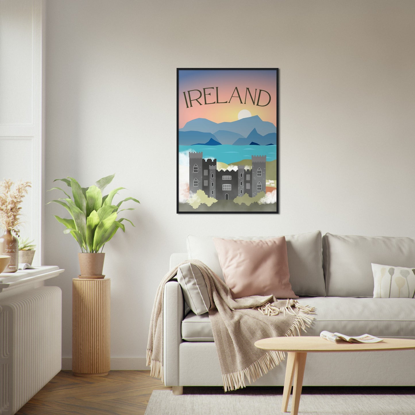 Ireland Premium Wooden Framed Poster