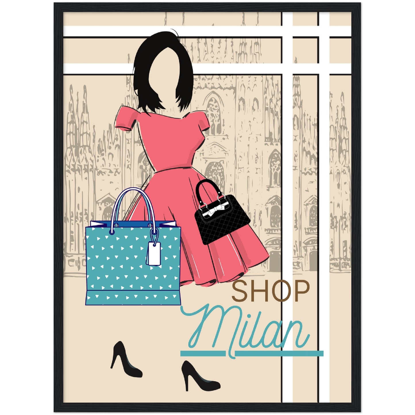 Shop Milan Premium Wooden Framed Poster