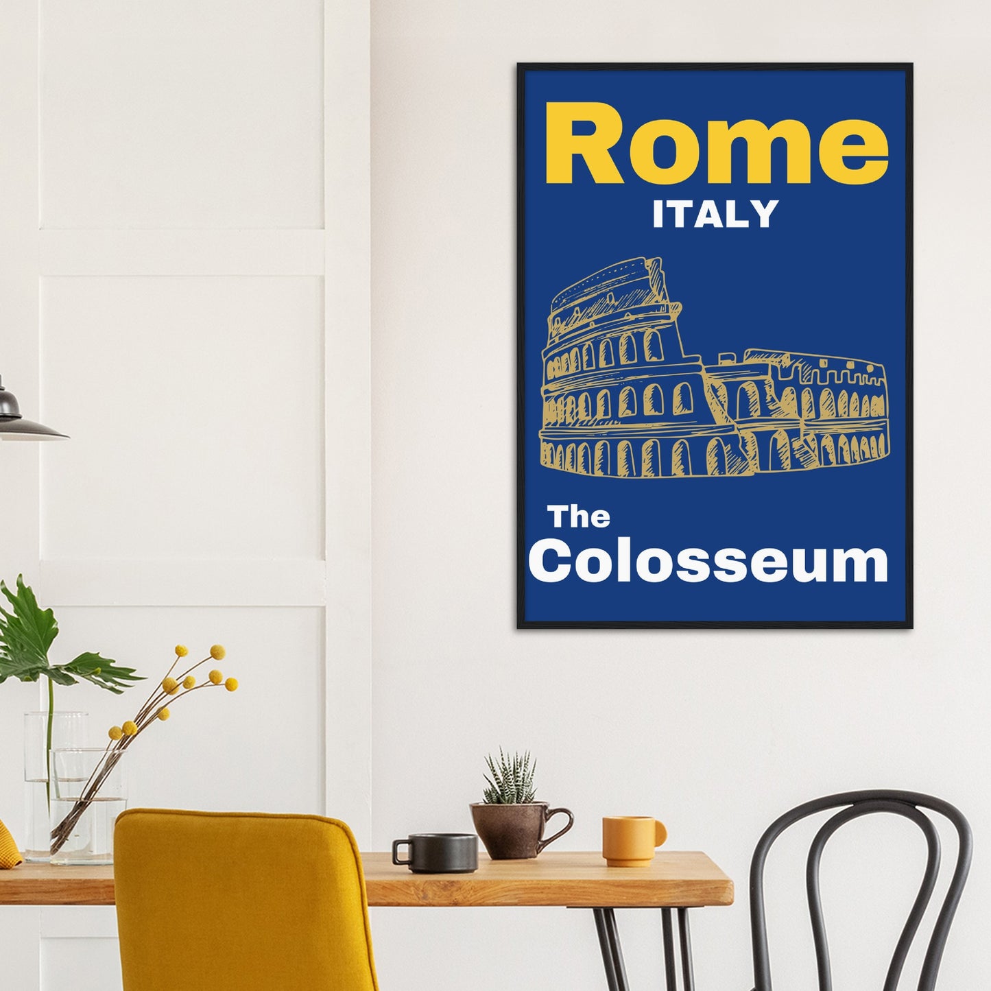 The Colosseum Premium Wooden Framed Poster