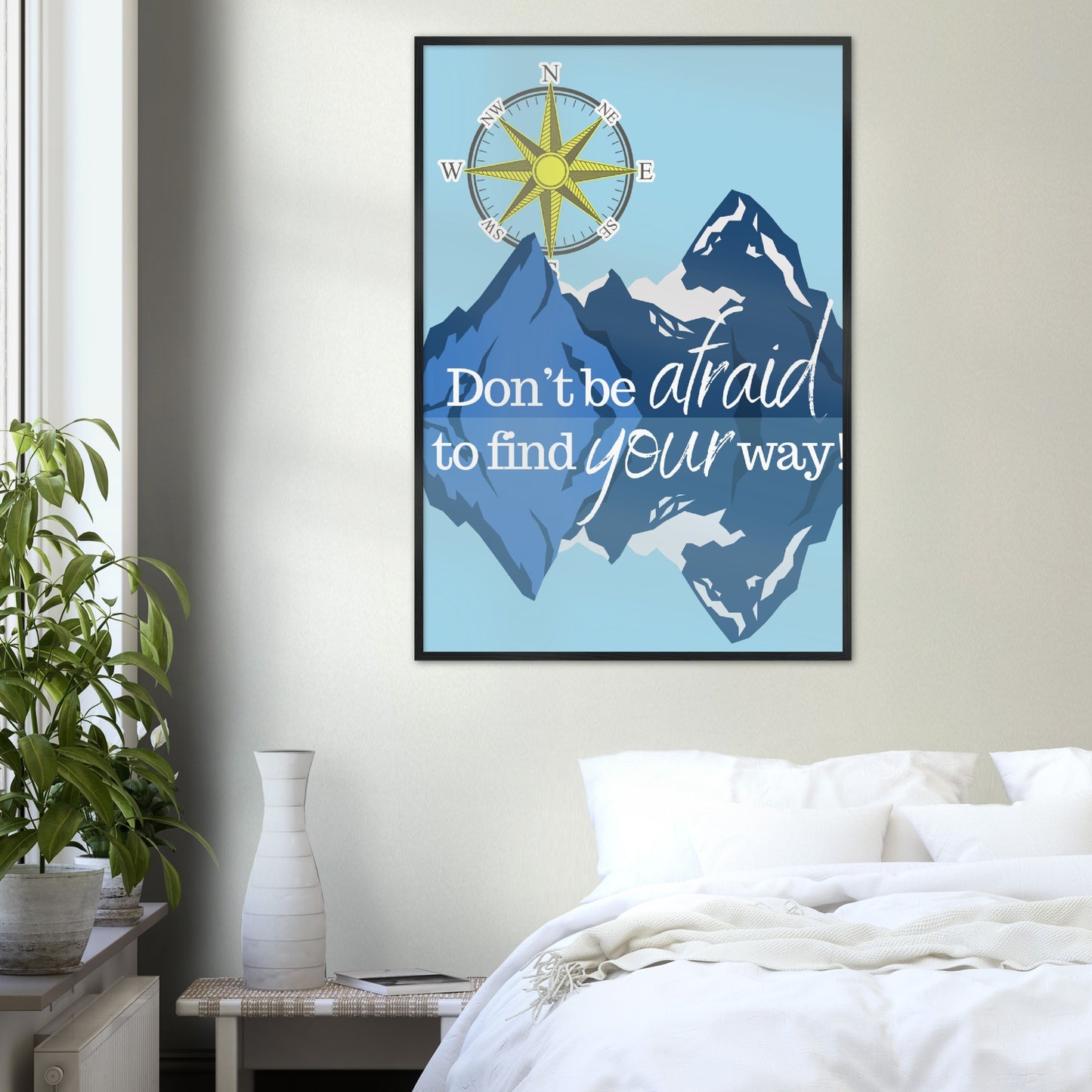 Find Your Way Premium Wooden Framed Poster